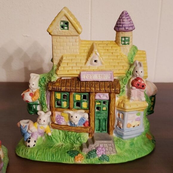 Lot of 3 - Jellybean Junction Ceramic Village Pieces (2005) - Picture 4 of 17